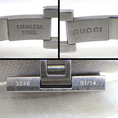 Gucci Watch Timeless Rectangle 138.4 Rectangular Sunray Silver Dial Date SS — view 5