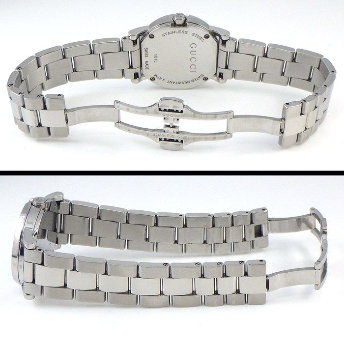 Gucci Watch Round Silver Dial SS Quartz Analog — view 3