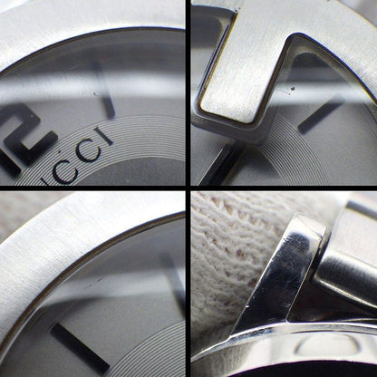 Gucci Watch Round Silver Dial SS Quartz Analog — view 6