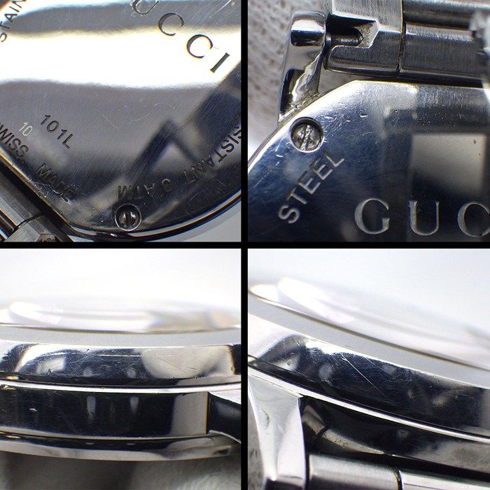 Gucci Watch Round Silver Dial SS Quartz Analog — view 8