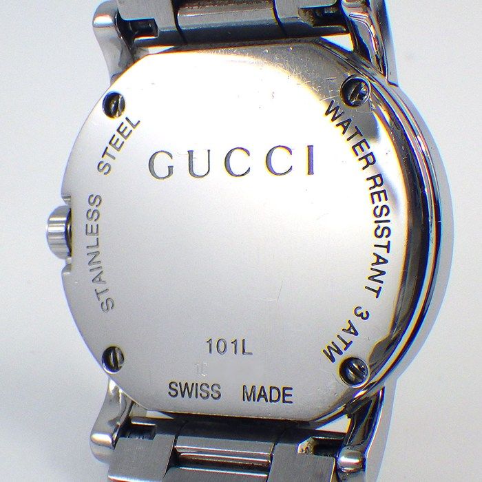 Gucci Watch Round Silver Dial SS Quartz Analog — view 4