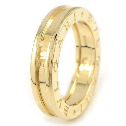 Bvlgari Ring B-zero One XS Band Logo 18k Yellow Gold