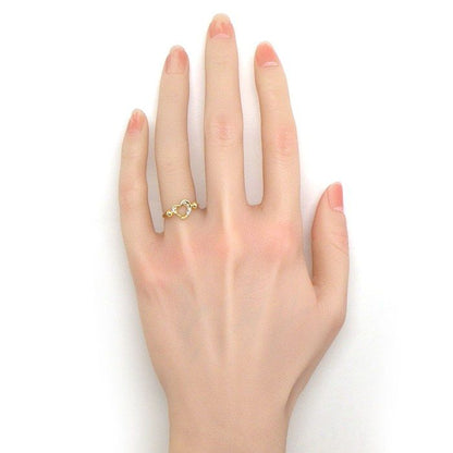 Tiffany & Co Ring Open Heart Diamond 18k Yellow Gold — view 6