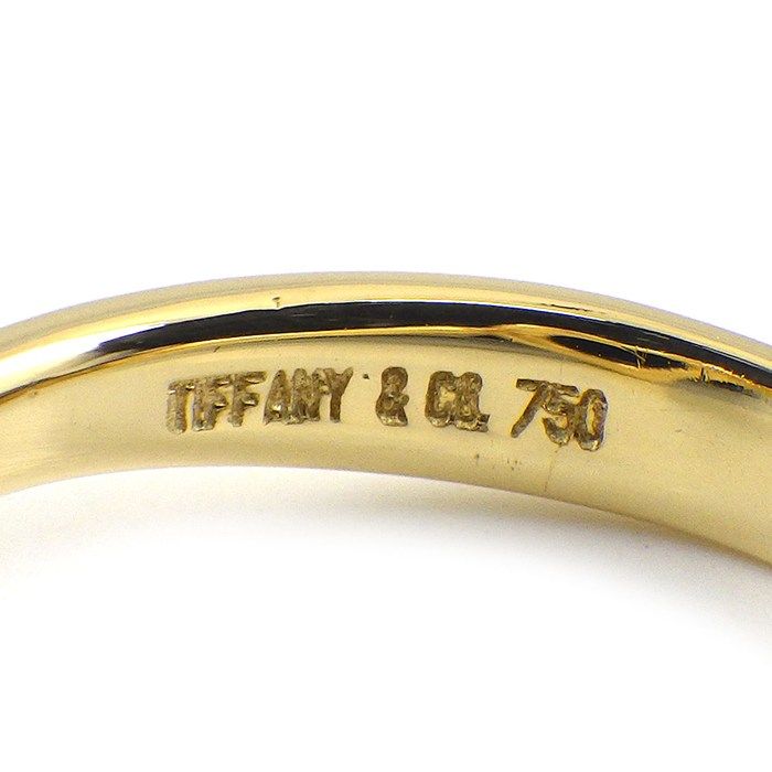 Tiffany & Co Ring Open Heart Diamond 18k Yellow Gold — view 3