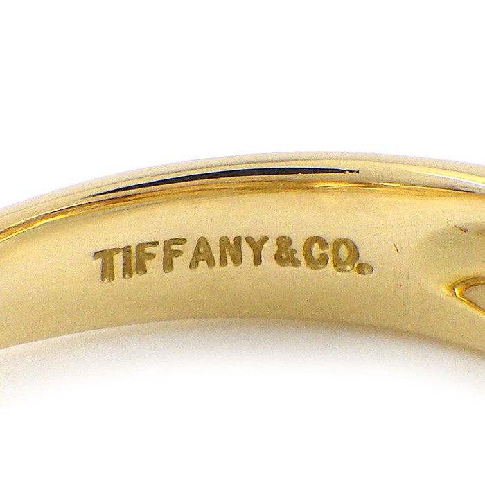 Tiffany & Co Ring Friendship Heart Motif Points Diamond 18k Yellow Gold — view 3