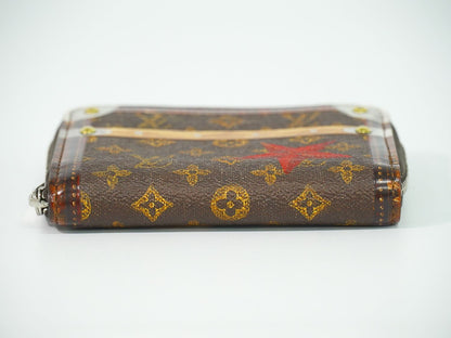 Louis Vuitton LV Zippy Coin Purse Transformed Trunk Time Monogram Case Brown — view 3