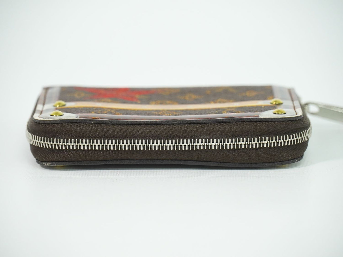 Louis Vuitton LV Zippy Coin Purse Transformed Trunk Time Monogram Case Brown — view 5