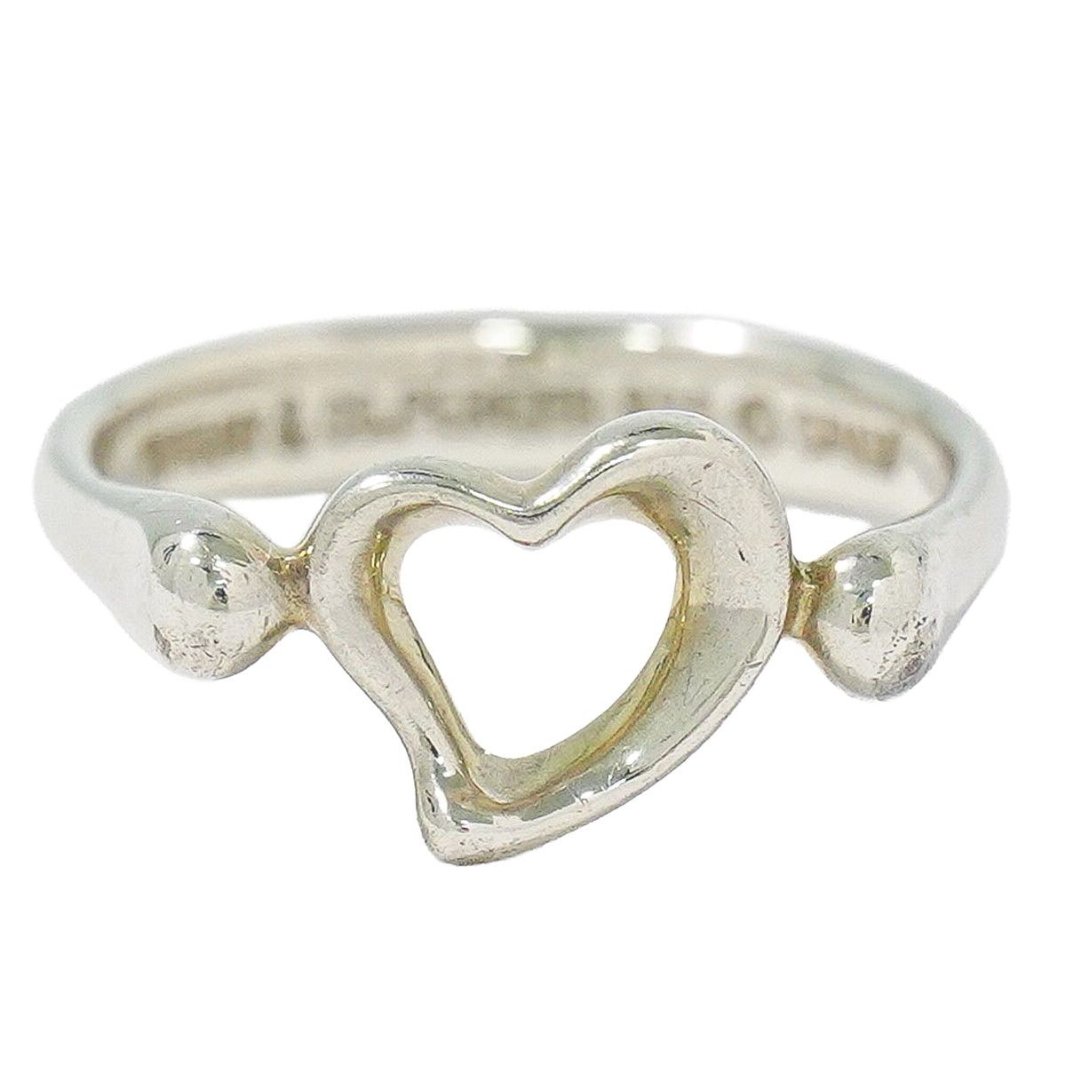 Tiffany & Co Open Heart 925 Ring Silver