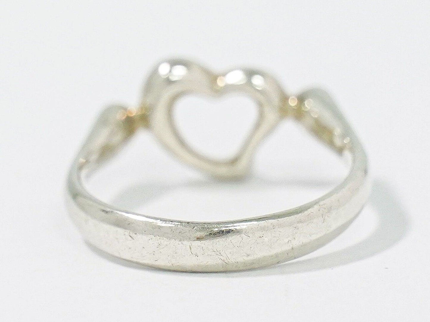 Tiffany & Co Open Heart 925 Ring Silver — view 3