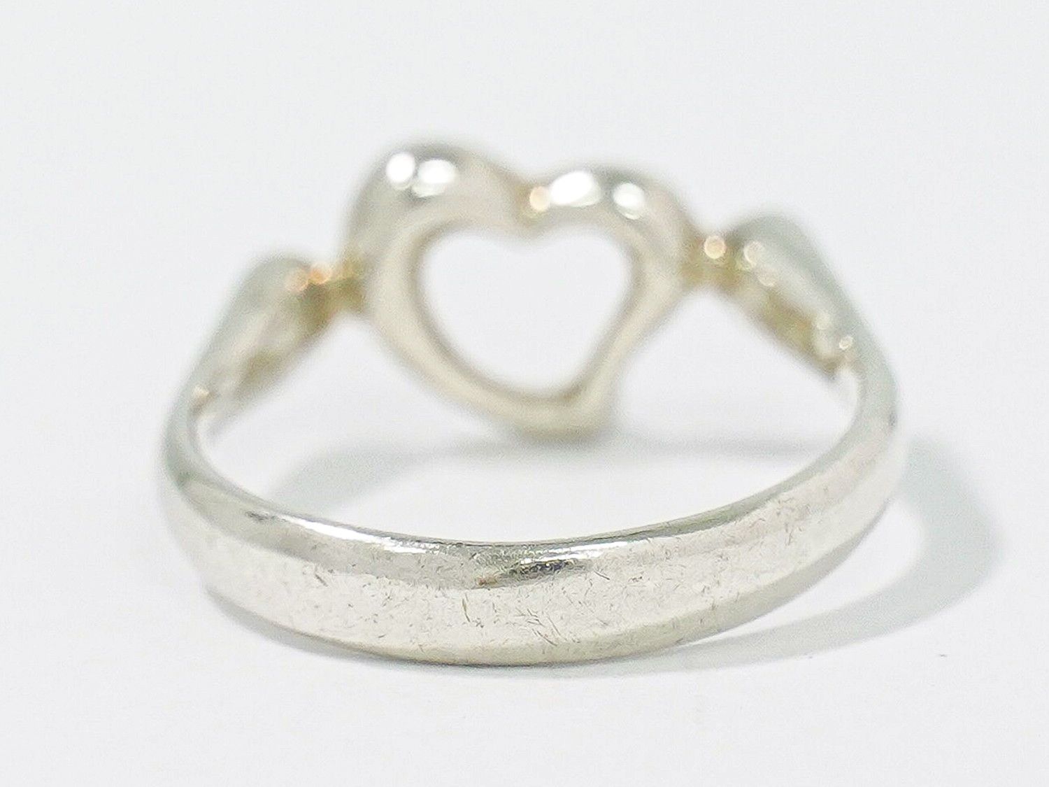 Tiffany & Co Open Heart 925 Ring Silver — view 3