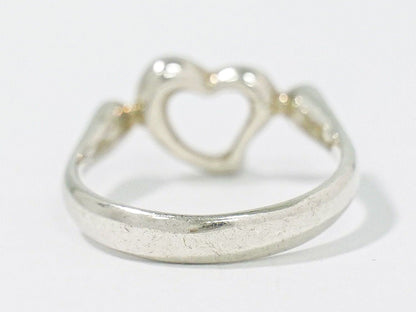 Tiffany & Co Open Heart 925 Ring Silver — view 3