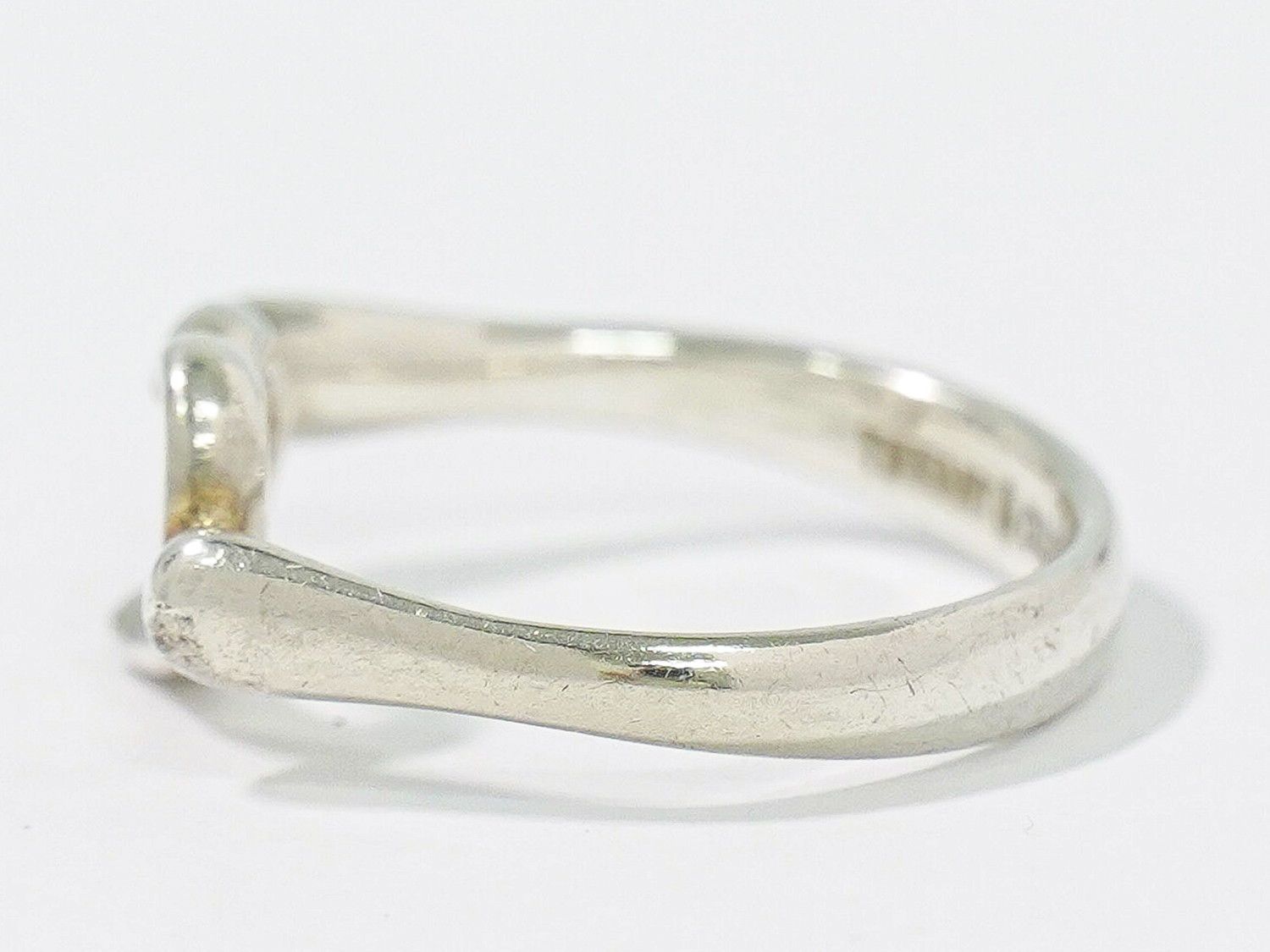 Tiffany & Co Open Heart 925 Ring Silver — view 2