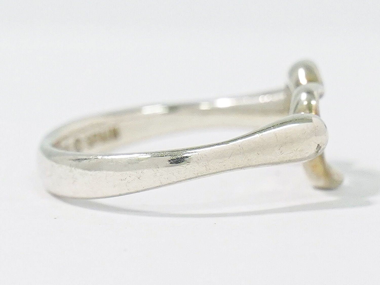 Tiffany & Co Open Heart 925 Ring Silver — view 4