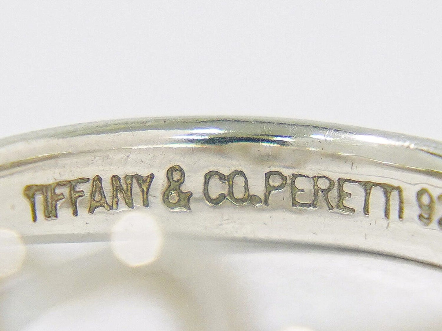 Tiffany & Co Open Heart 925 Ring Silver — view 8