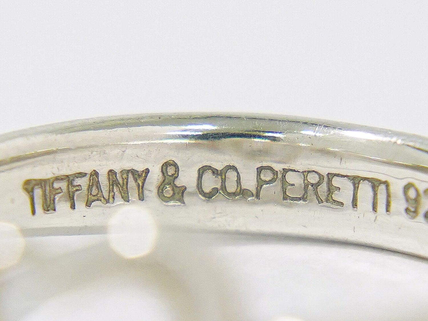 Tiffany & Co Open Heart 925 Ring Silver — view 8