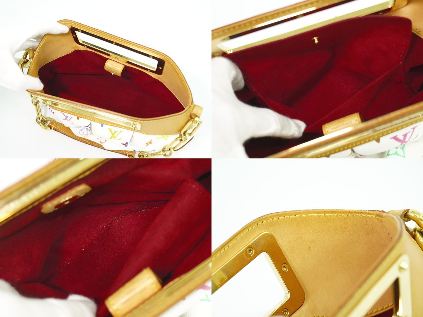 Louis Vuitton LV Judy PM Monogram Multicolor Takashi Murakami 2-Way Shoulder — view 8