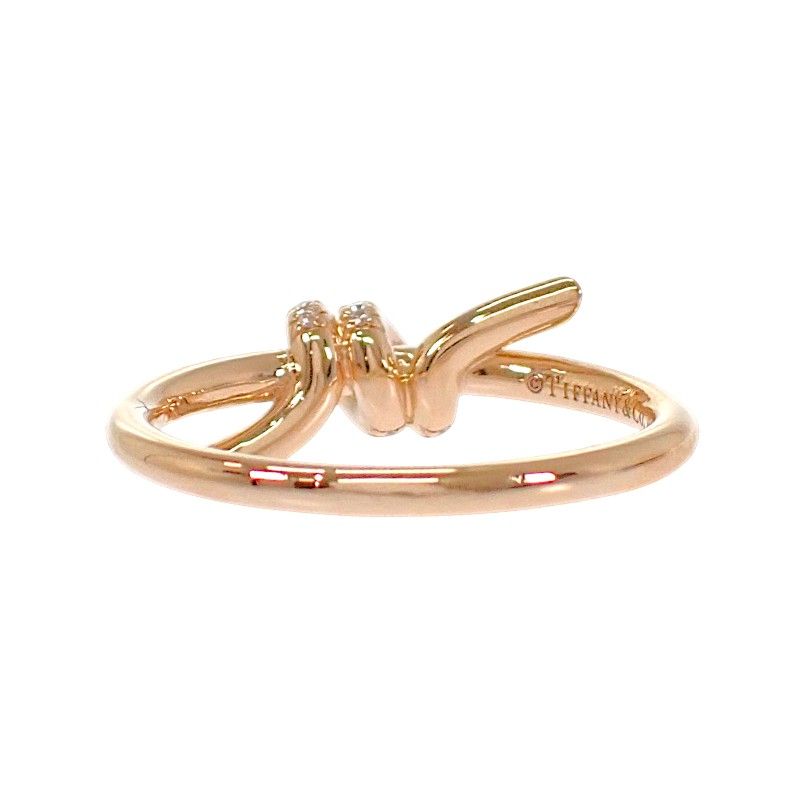 Tiffany & Co Knot Actual Ring Gold Diamond — view 4
