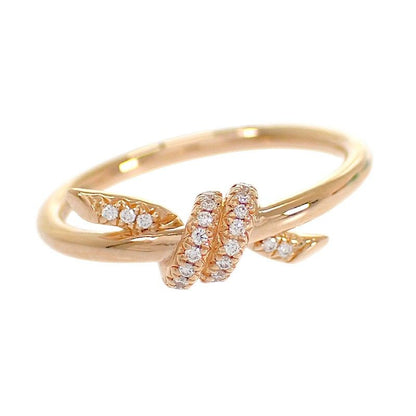 Tiffany & Co Knot Actual Ring Gold Diamond