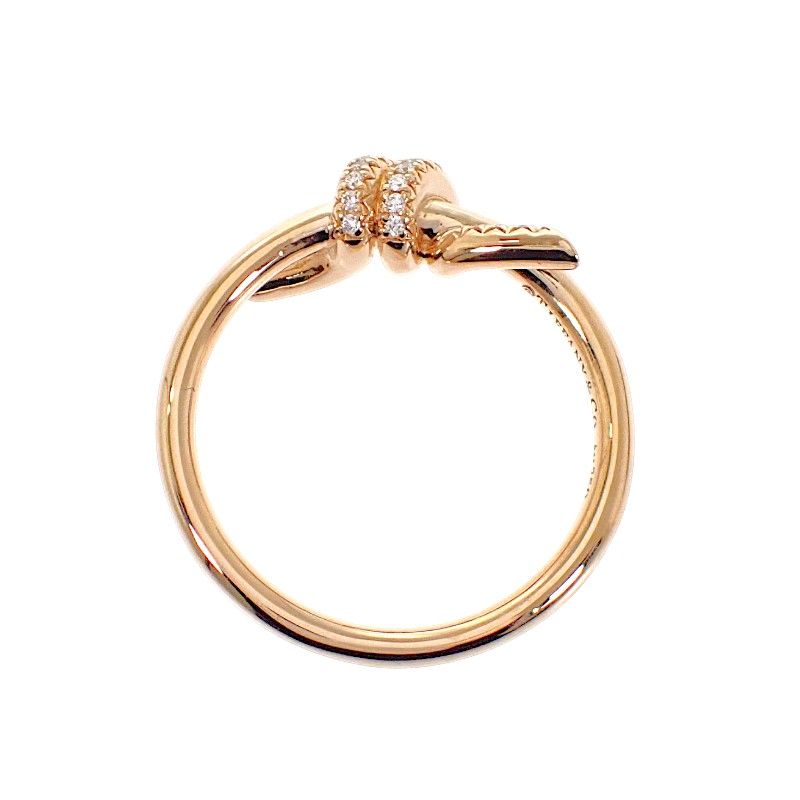 Tiffany & Co Knot Actual Ring Gold Diamond — view 6