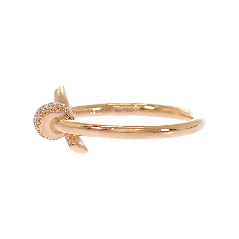 Tiffany & Co Knot Actual Ring Gold Diamond — view 5