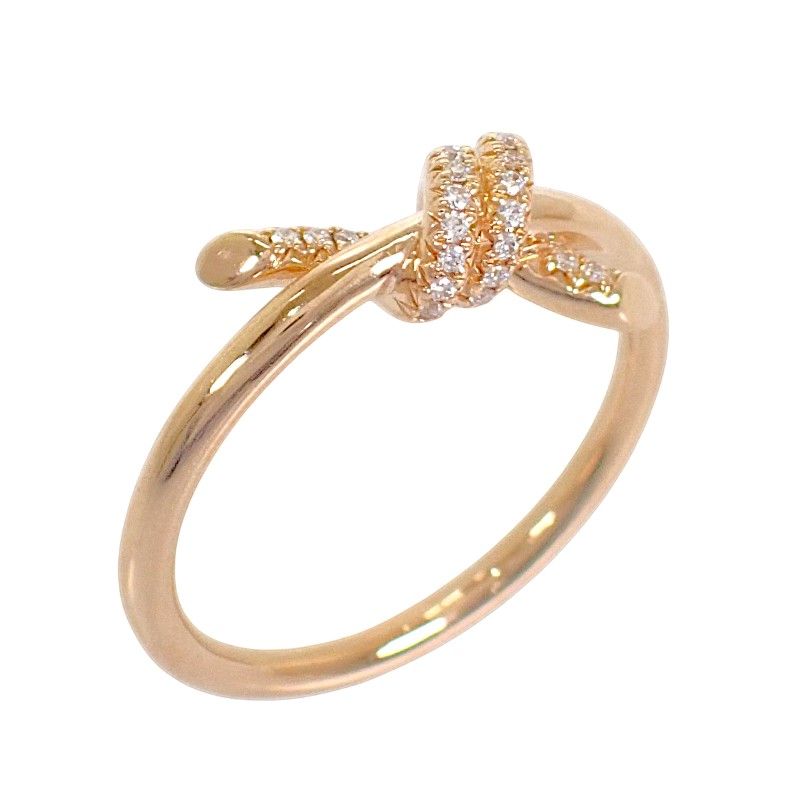 Tiffany & Co Knot Actual Ring Gold Diamond — view 3