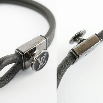 Louis Vuitton Heaven Bracelet le Puit Monogram Eclipse Canvas Silver — view 6