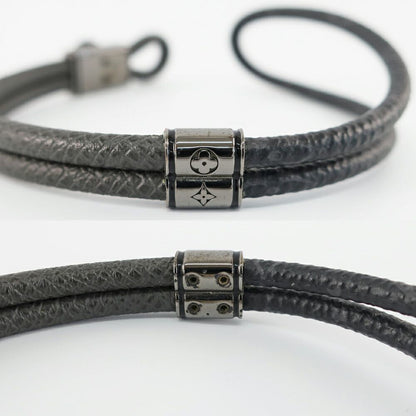 Louis Vuitton Heaven Bracelet le Puit Monogram Eclipse Canvas Silver — view 8