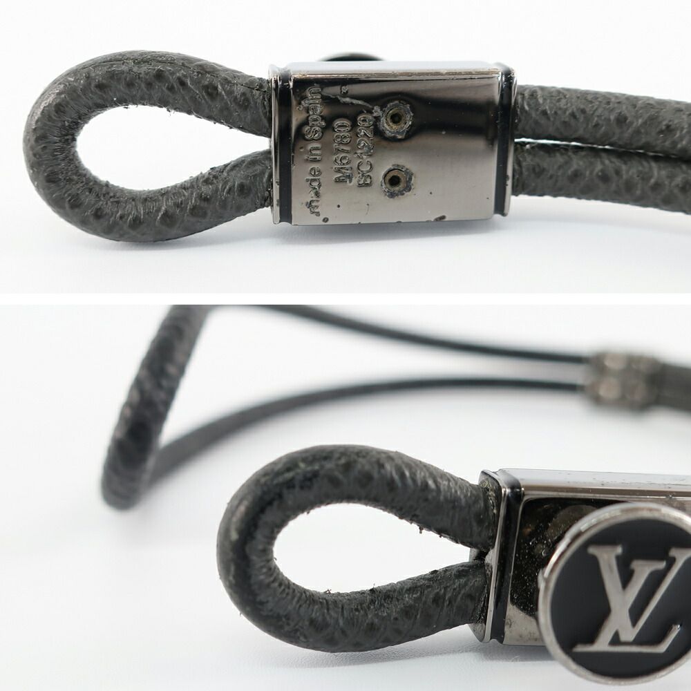 Louis Vuitton Heaven Bracelet le Puit Monogram Eclipse Canvas Silver — view 7