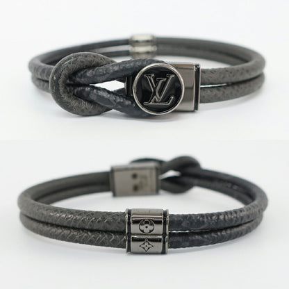 Louis Vuitton Heaven Bracelet le Puit Monogram Eclipse Canvas Silver — view 2