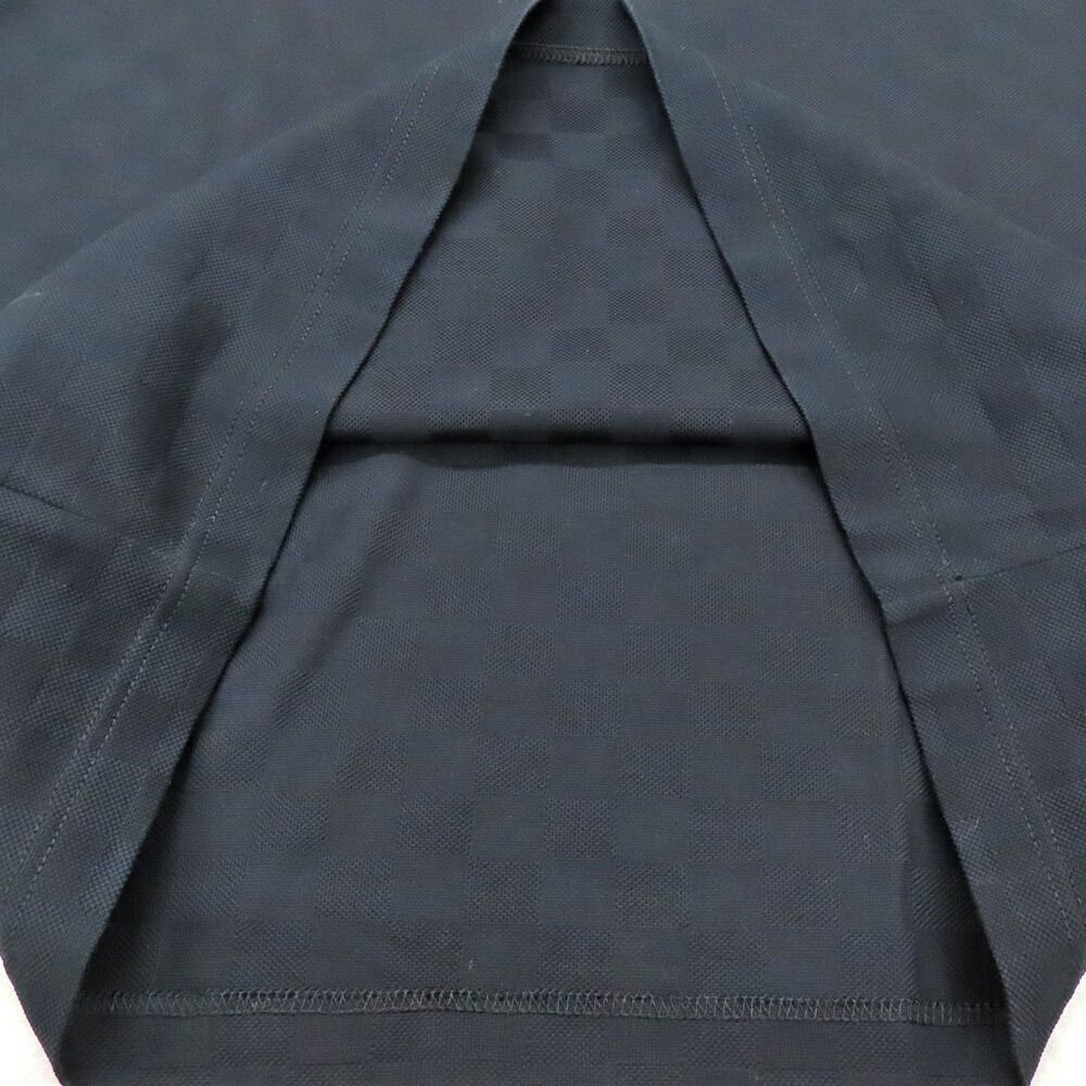 Louis Vuitton LV Embroidery Cotton Pique Polo Shirt S Black Bijoux — view 9