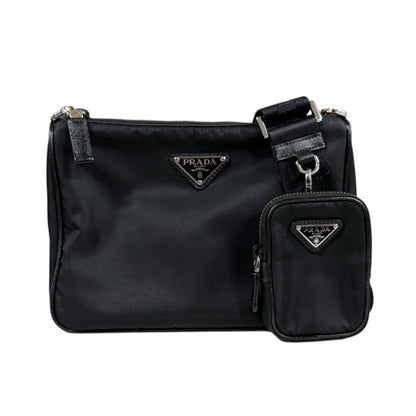 Prada Shoulder Bag Re-Nylon Black