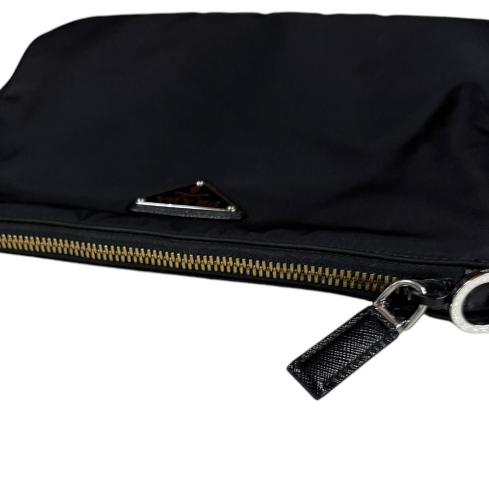 Prada Shoulder Bag Re-Nylon Black — view 7