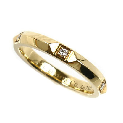 Tiffany & Co 18k Yellow Gold True Band Ring Diamond