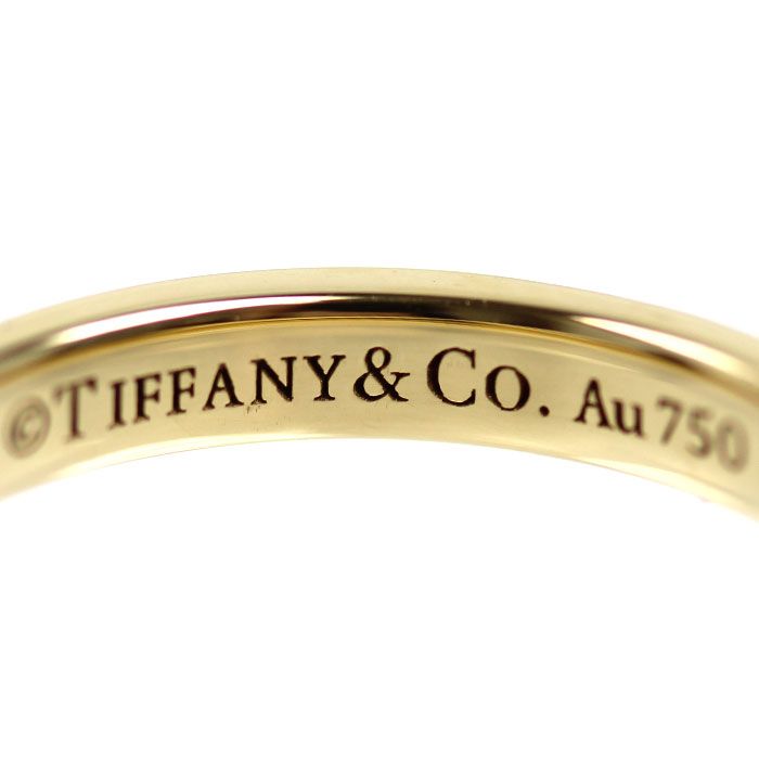 Tiffany & Co 18k Yellow Gold True Band Ring Diamond