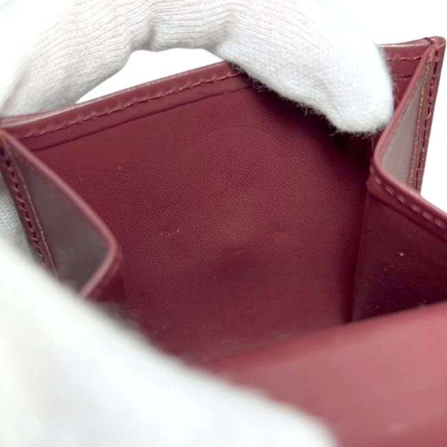 Cartier Coin Case Bordeaux Must Purse — view 5