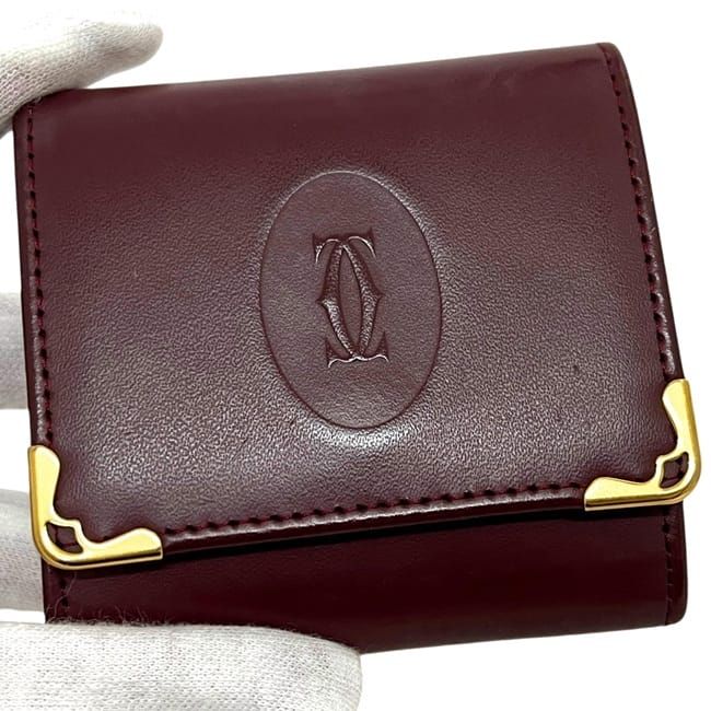 Cartier Coin Case Bordeaux Must Purse — view 9