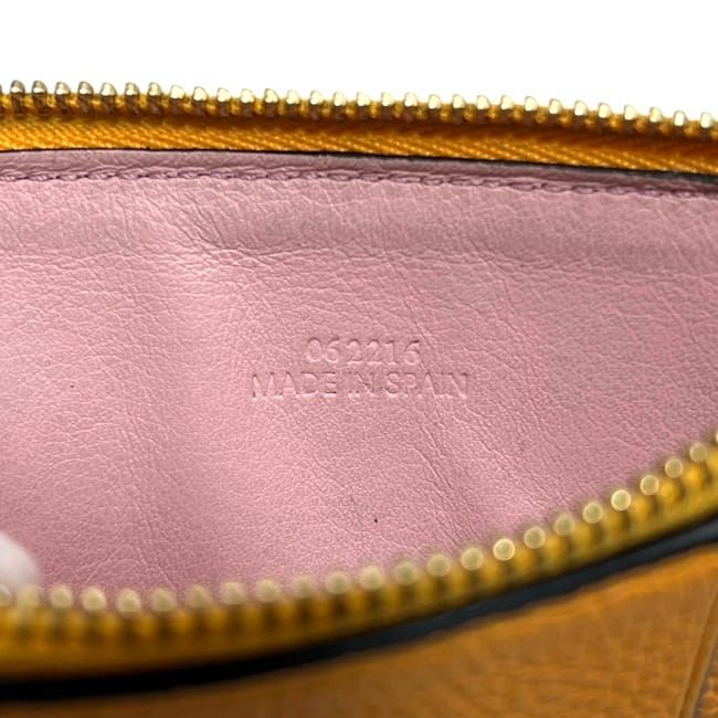 Loewe Coin Case Orange Anagram — view 3