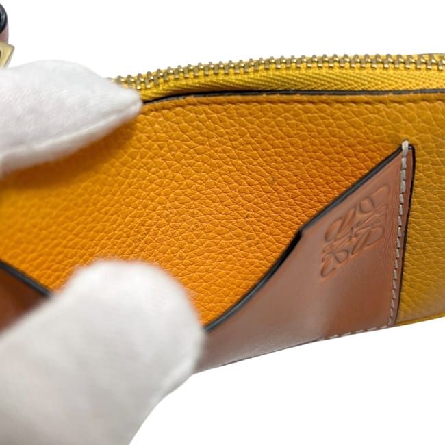 Loewe Coin Case Orange Anagram — view 5