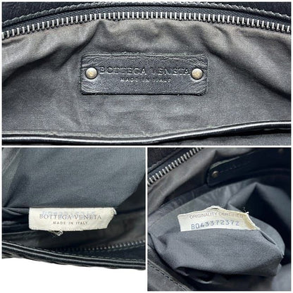 Bottega Veneta Shoulder Bag Black Intrecciato — view 4