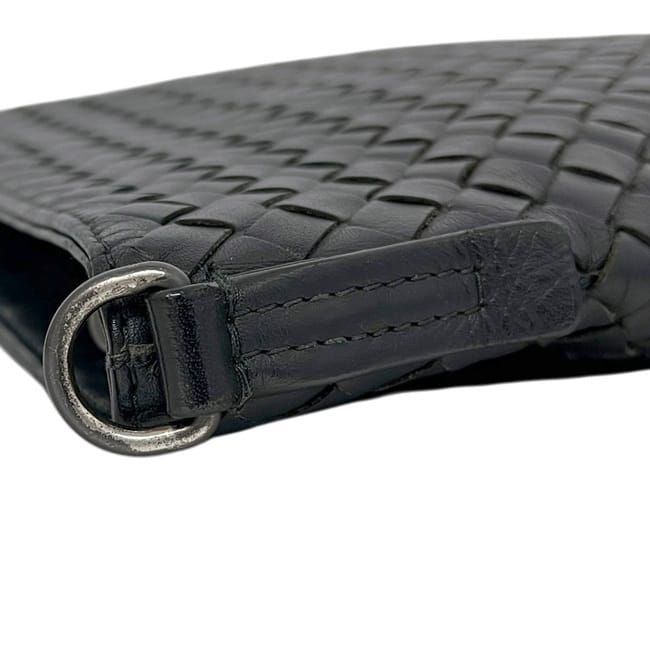 Bottega Veneta Shoulder Bag Black Intrecciato — view 8