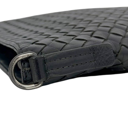 Bottega Veneta Shoulder Bag Black Intrecciato — view 8