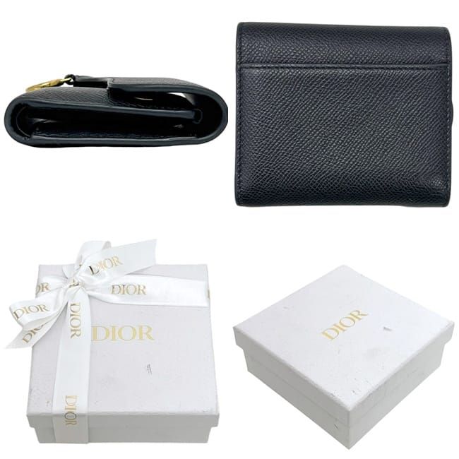 Dior Trifold Wallet Black — view 2