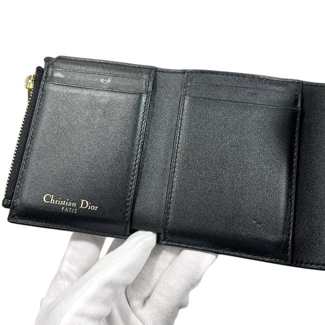 Dior Trifold Wallet Black — view 6