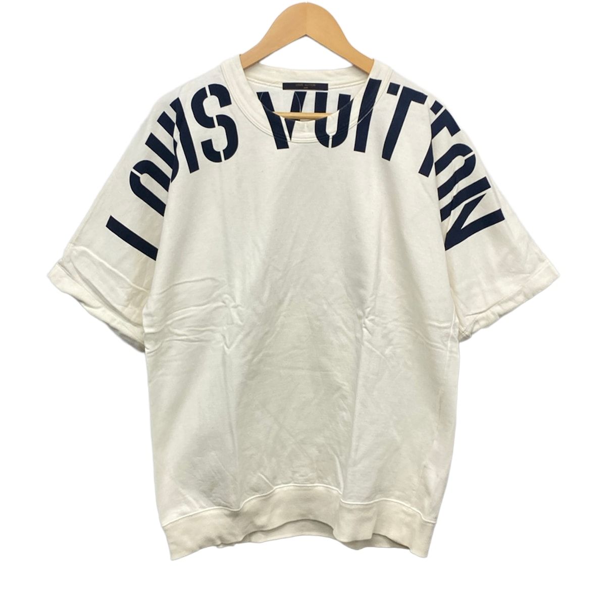 Louis Vuitton Sweatshirt XXL XL Ivory Black Short Sleeve