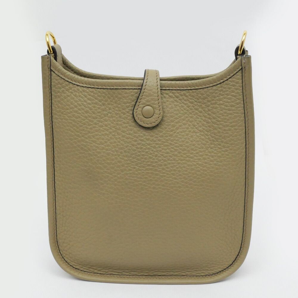 Hermes Evelyne TPM Beige Marfa Gold Taurillon Clemence Shoulder Bag Leather — view 7