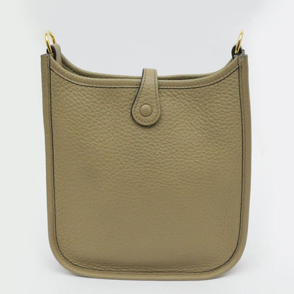 Hermes Evelyne TPM Beige Marfa Gold Taurillon Clemence Shoulder Bag Leather — view 7