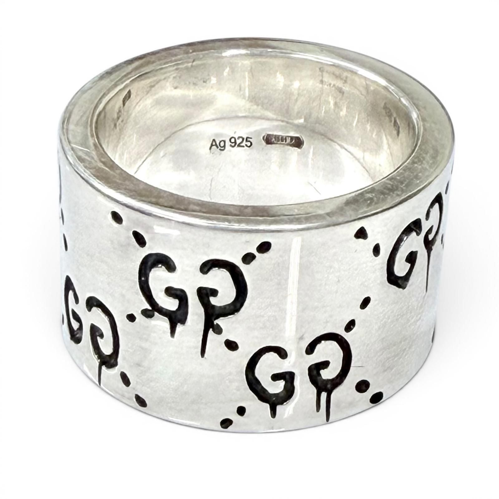 Gucci 925 Ghost Ring Wide Silver — view 4