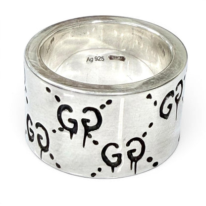 Gucci 925 Ghost Ring Wide Silver — view 4