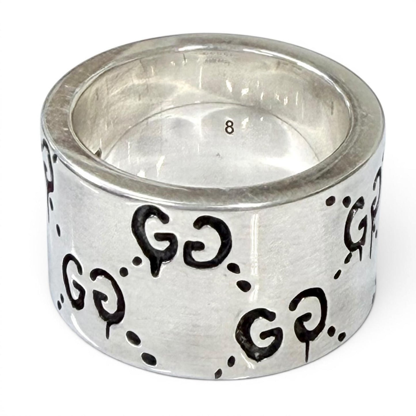 Gucci 925 Ghost Ring Wide Silver — view 3