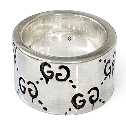 Gucci 925 Ghost Ring Wide Silver — view 3